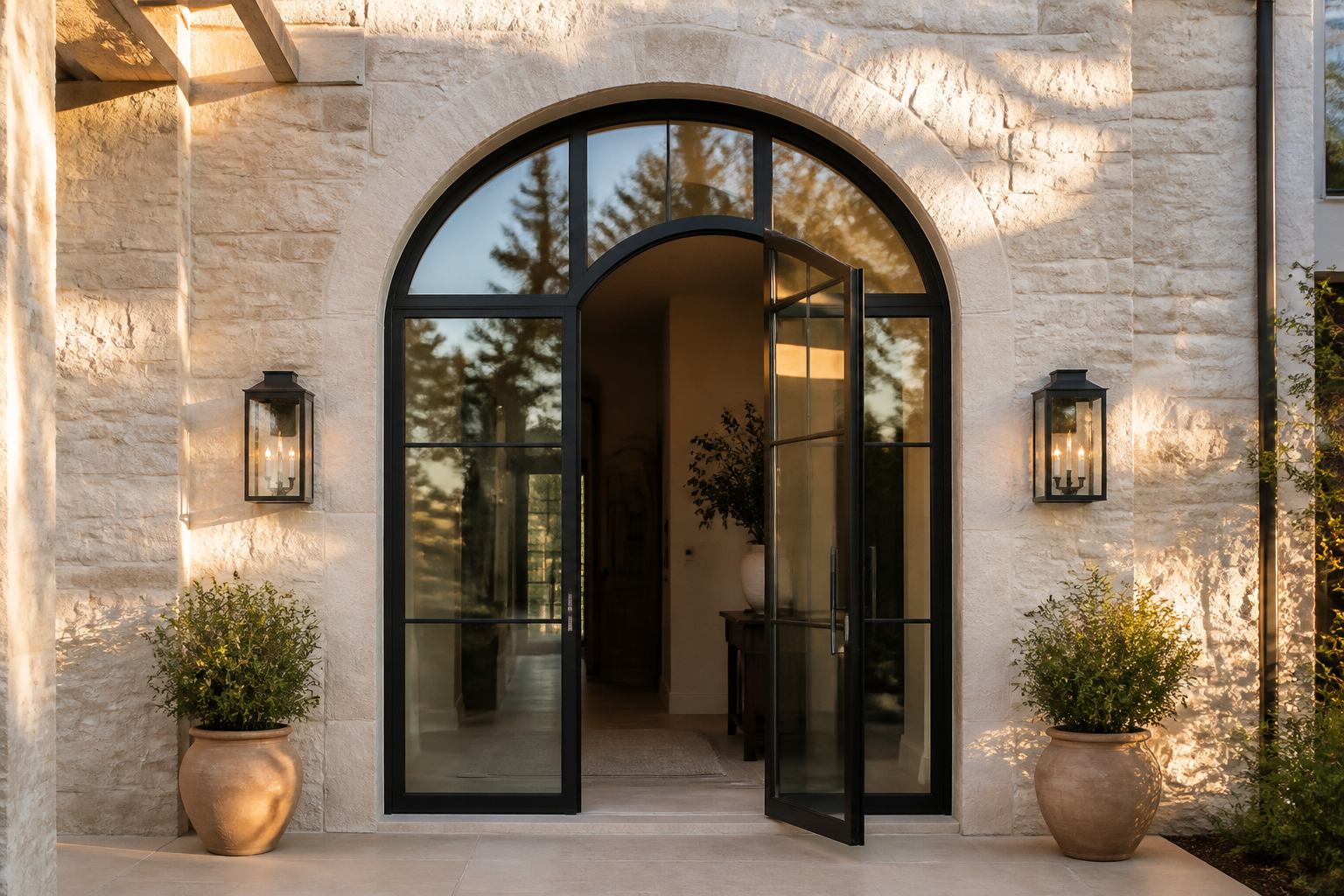 VLX 100 Arched / Custom Door in Sunrise, FL | Sightline Windows & Doors Sunrise - detail 3