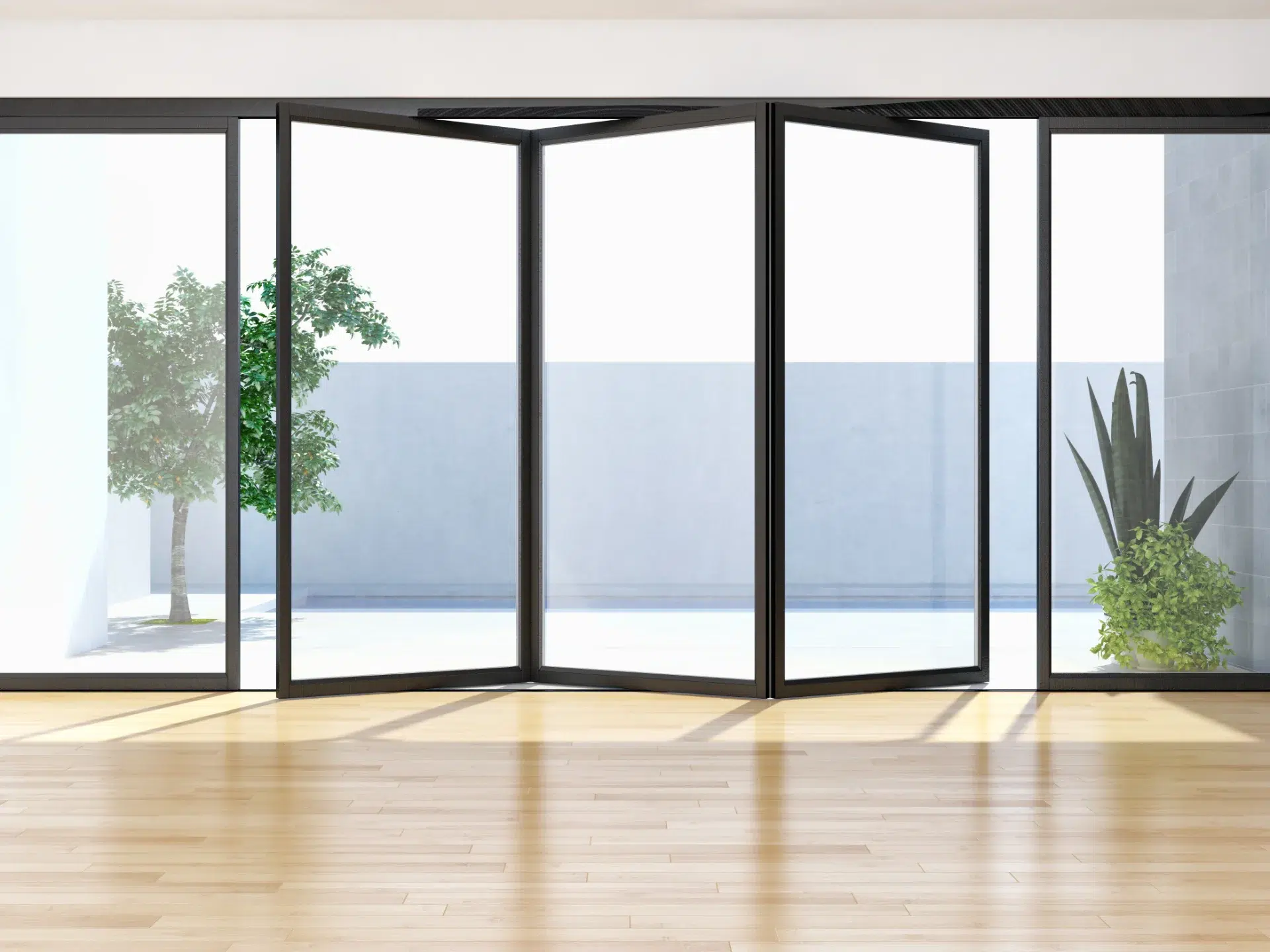 VLX 100 Bifold / Folding Door in Sunrise, FL | Sightline Windows & Doors Sunrise - detail 1