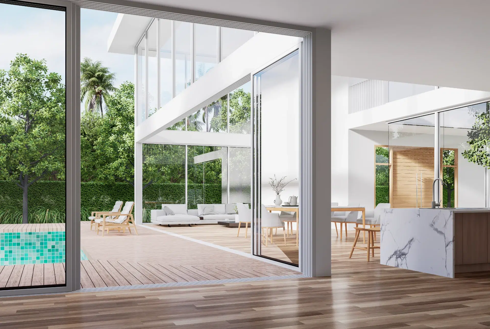 VLX 138 Panoramic Sliding Door in Sunrise, FL | Sightline Windows & Doors Sunrise - detail 1